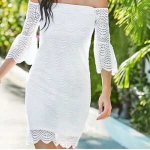 Lilly Pulitzer White Eyelet Lexa Dress - NWT